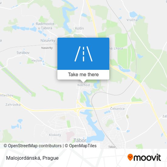 Malojordánská map