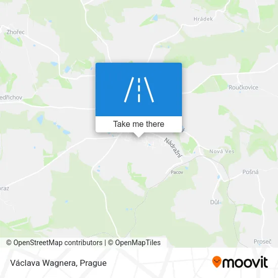 Карта Václava Wagnera