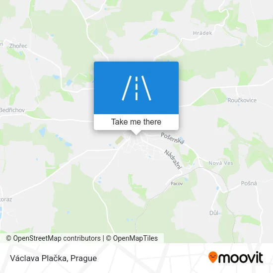Карта Václava Plačka