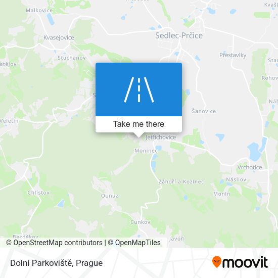 Dolní Parkoviště map