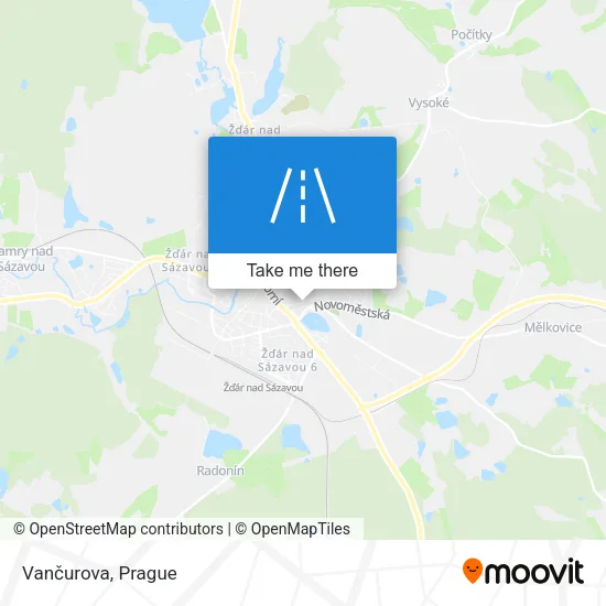 Карта Vančurova