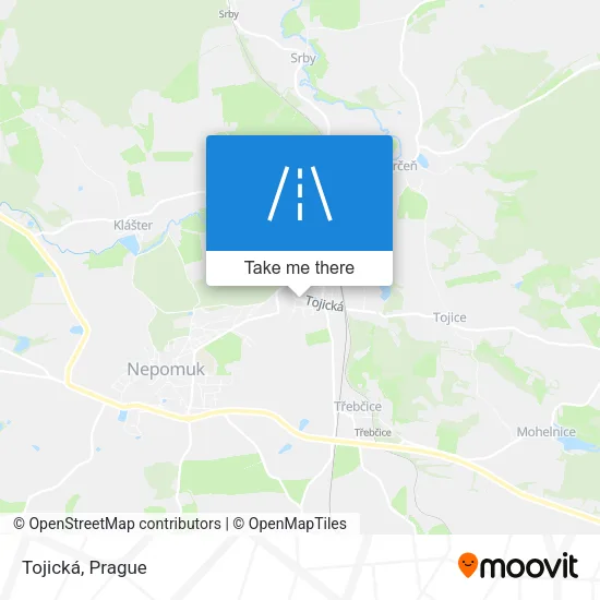 Карта Tojická