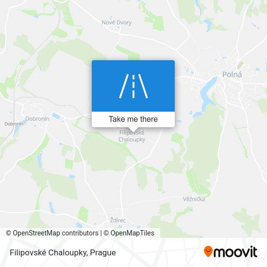 Filipovské Chaloupky map