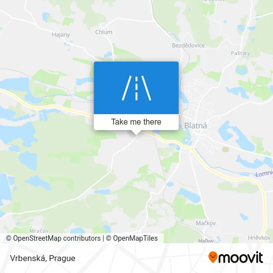 Карта Vrbenská
