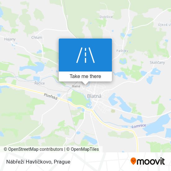 Nábřeží Havlíčkovo map