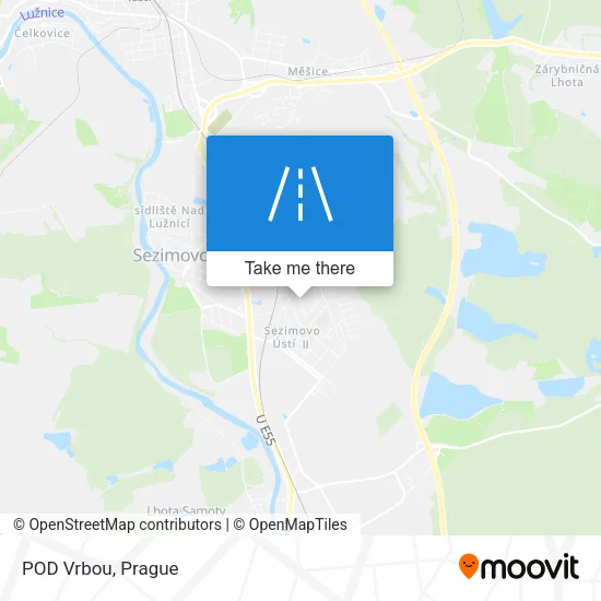 Карта POD Vrbou