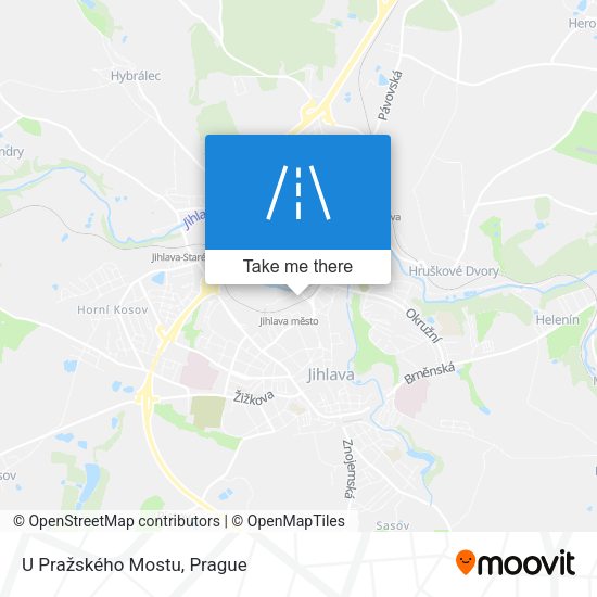 U Pražského Mostu map