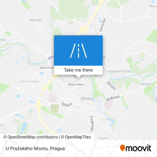Карта U Pražského Mostu
