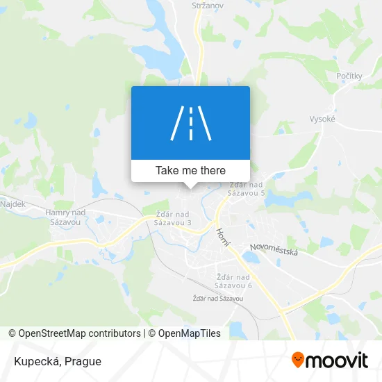 Карта Kupecká