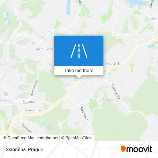 Карта Skloněná