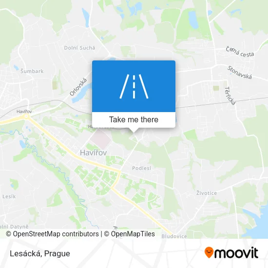 Карта Lesácká