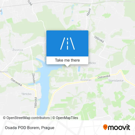 Карта Osada POD Borem