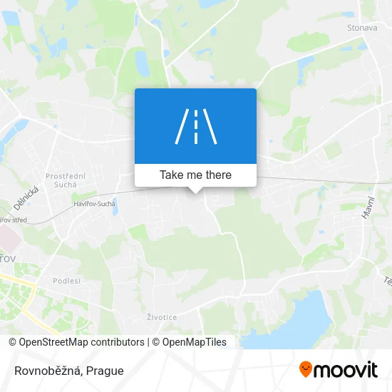 Карта Rovnoběžná