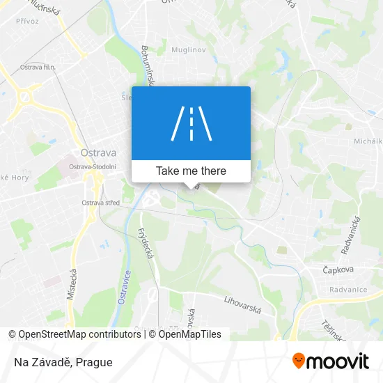 Карта Na Závadě