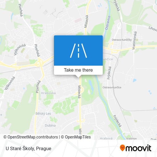 U Staré Školy map