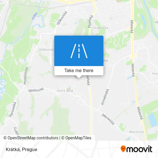 Карта Krátká