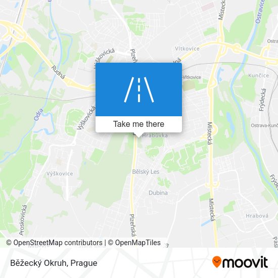 Běžecký Okruh map