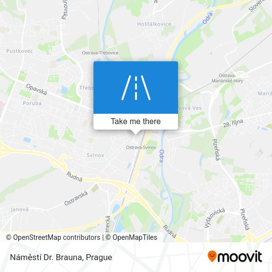 Náměstí Dr. Brauna map
