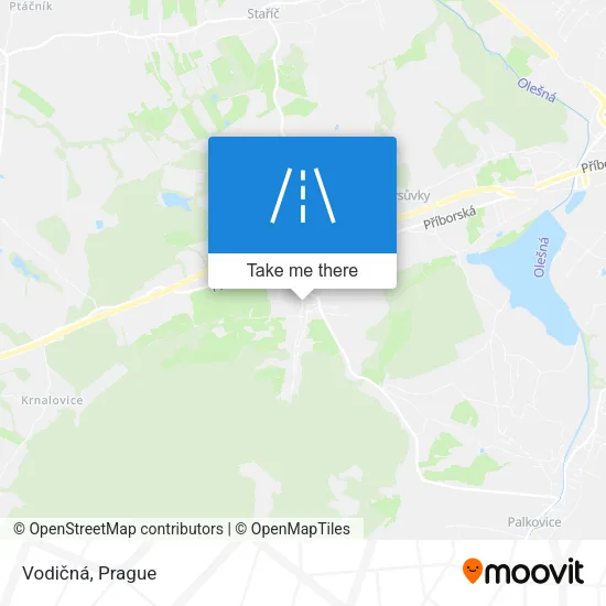 Карта Vodičná