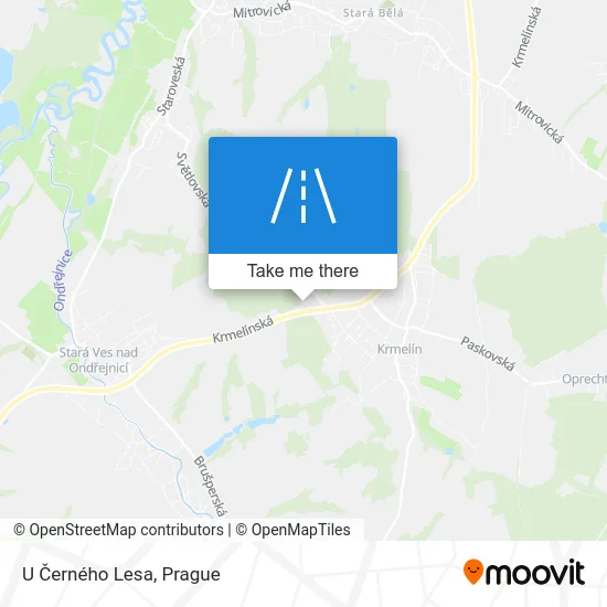 Карта U Černého Lesa