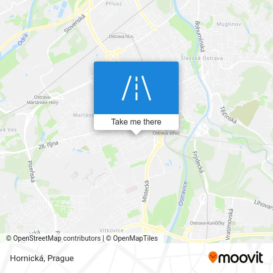 Hornická map