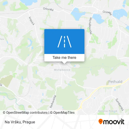 Карта Na Vršku