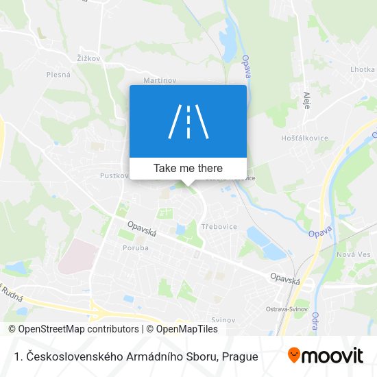 1. Československého Armádního Sboru map