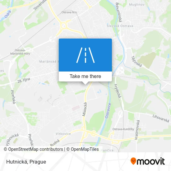 Карта Hutnická