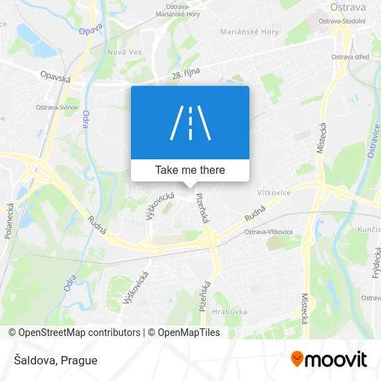 Карта Šaldova