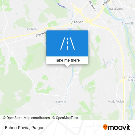 Карта Bahno-Rovňa