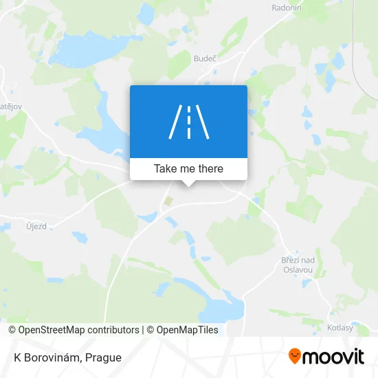 Карта K Borovinám
