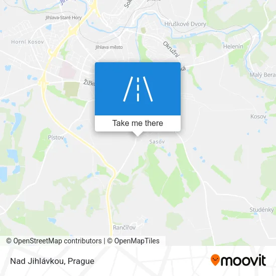 Карта Nad Jihlávkou