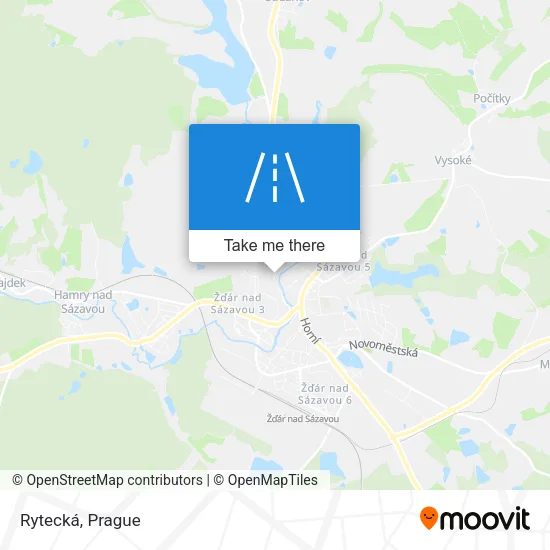 Карта Rytecká