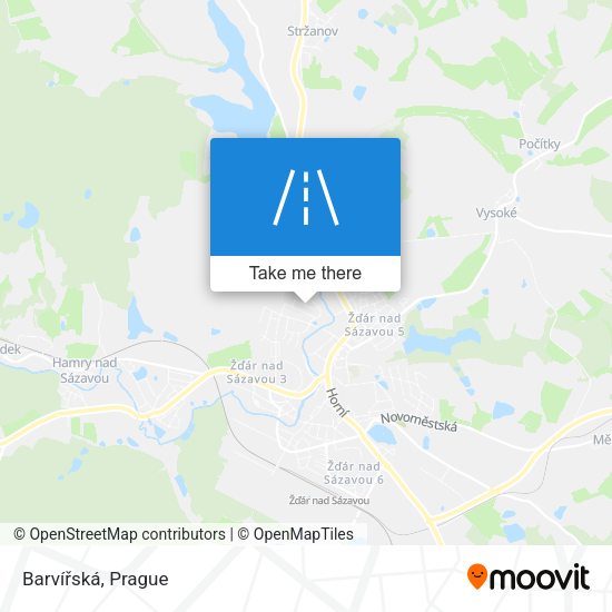 Barvířská map