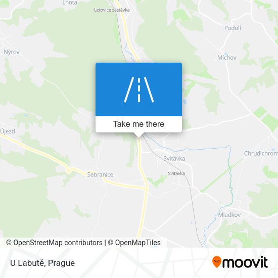 Карта U Labutě