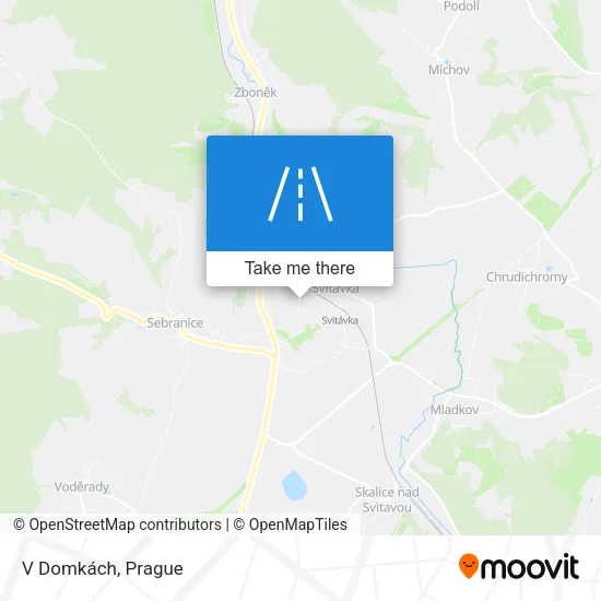 Карта V Domkách