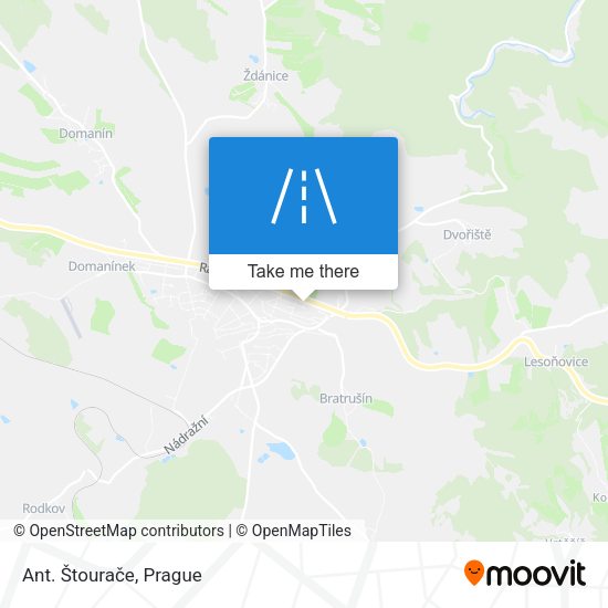 Ant. Štourače map