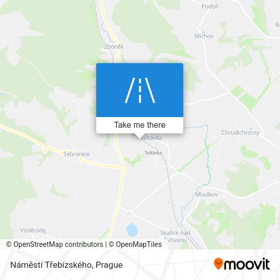 Náměstí Třebízského map