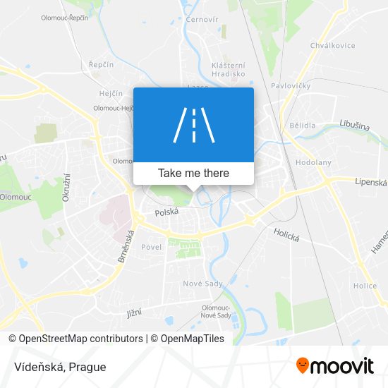 Vídeňská map