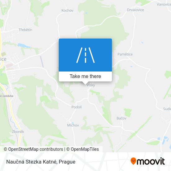 Naučná Stezka Katné map