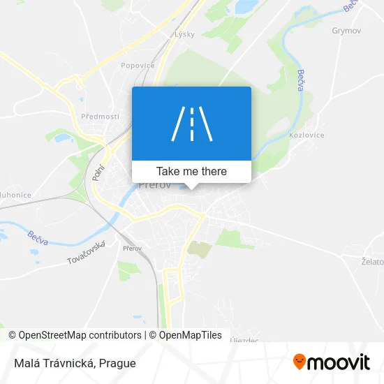 Карта Malá Trávnická