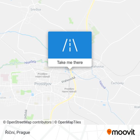 Říční map