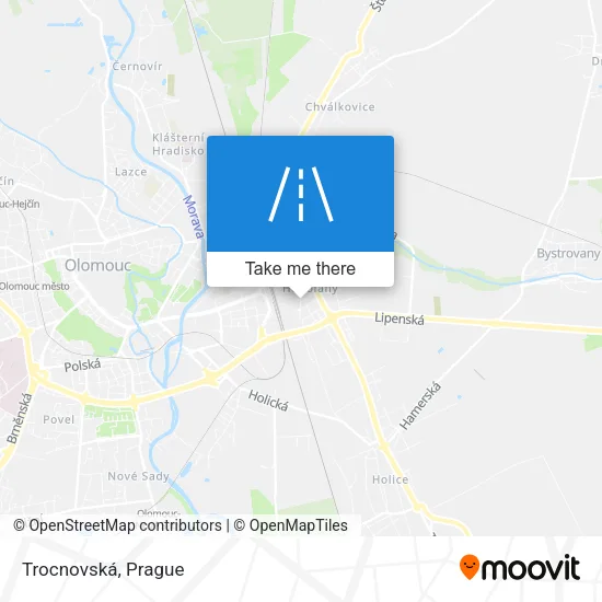 Trocnovská map