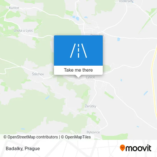 Карта Badalky