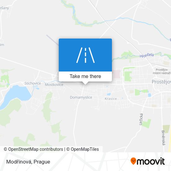 Modřínová map