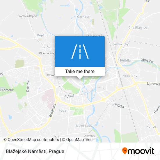 Blažejské Náměstí map