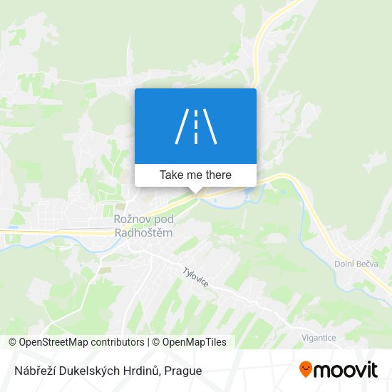 Nábřeží Dukelských Hrdinů map