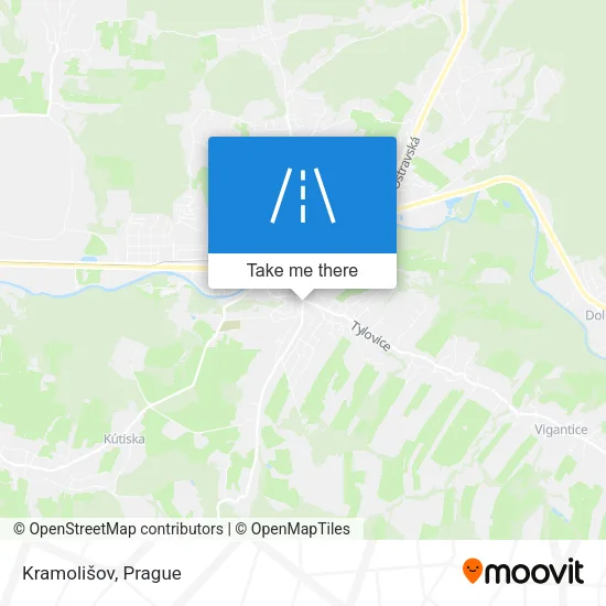 Карта Kramolišov