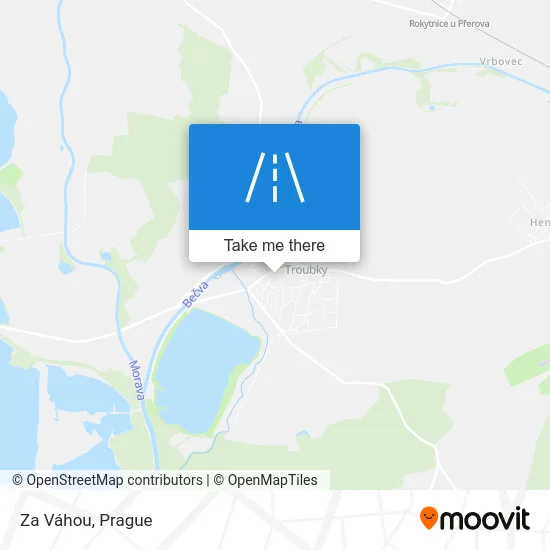 Карта Za Váhou