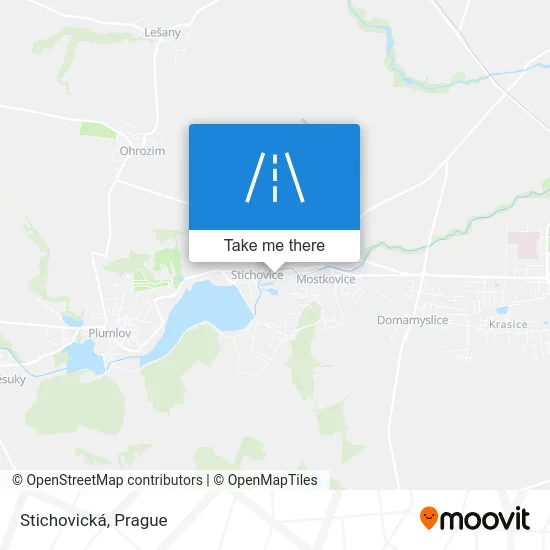 Карта Stichovická